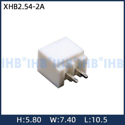 XHB2.54-2A带扣针座2.54mm带锁 直脚弯脚胶壳连接器