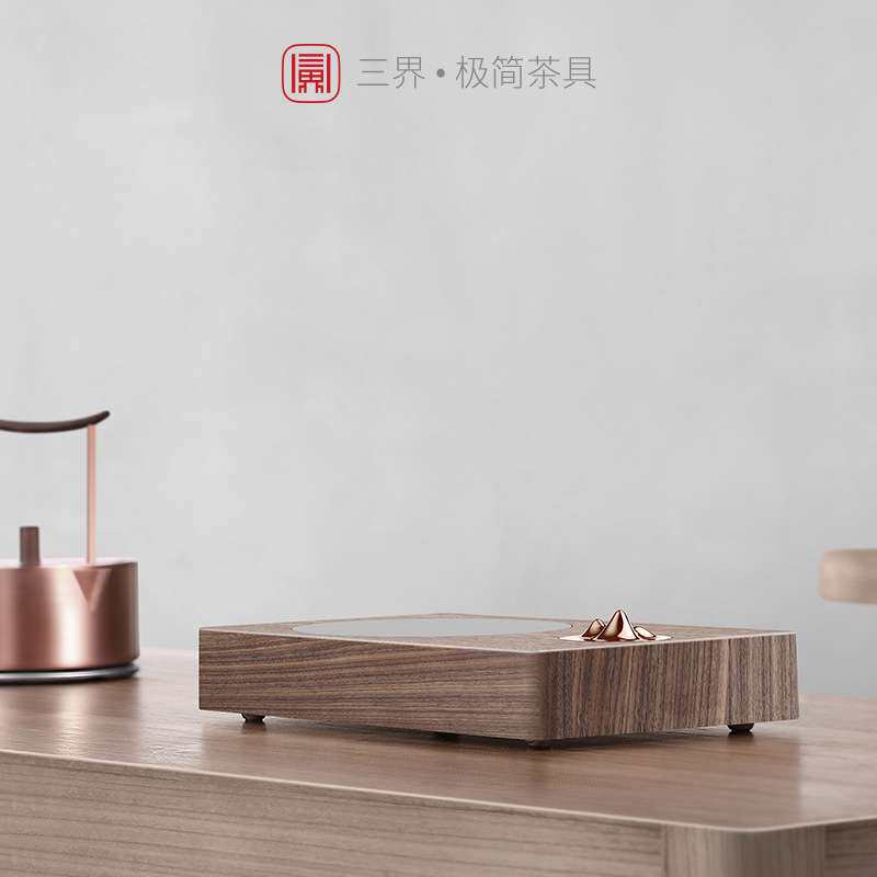 三界观山电陶炉茶炉家用电热茶炉泡茶煮茶具迷你玻璃壶电茶炉