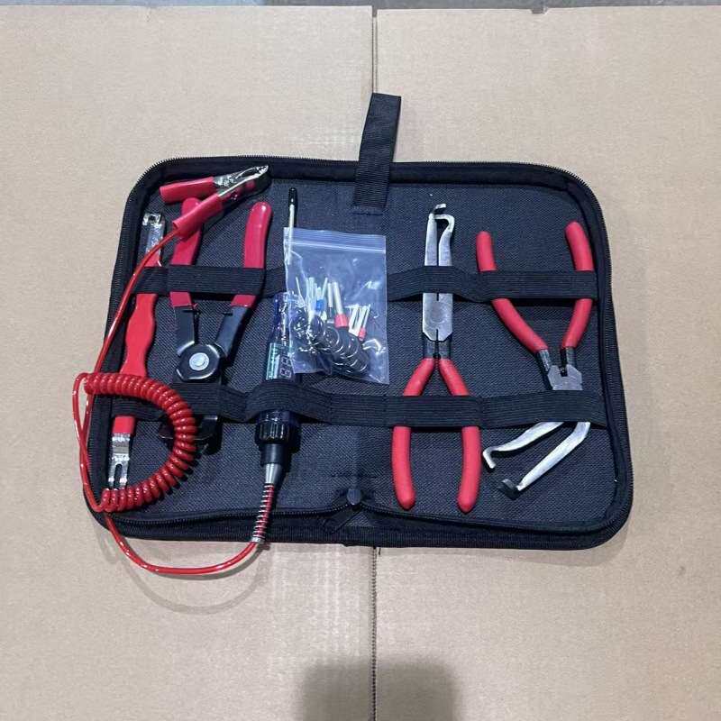 断电钳汽修钳14PC套装虎型钳卡扣钳卡钳油管钳管束钳跨境爆款钳子