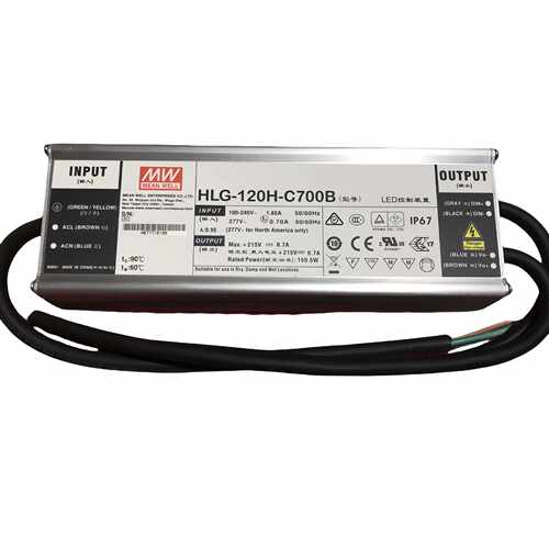 明纬电源 HLG-120H-C1400B   150W 恒流型LED电源