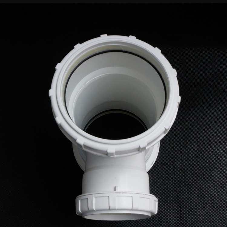 PP静音管 大口径管件聚丙烯PP管异径三通160*110降噪音耐酸碱