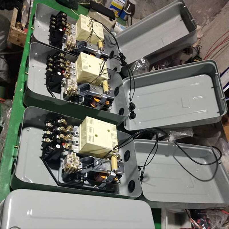 QC20-7NH可逆磁力起动器45KW75KW电机保护器150A380V倒顺停开关