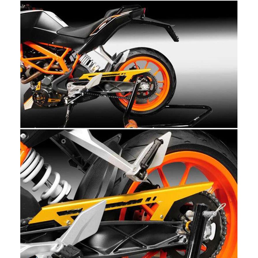 KTM DUKE125/200/390 CNC铝合金改装配件链条装饰盖保护盖链条盒图片