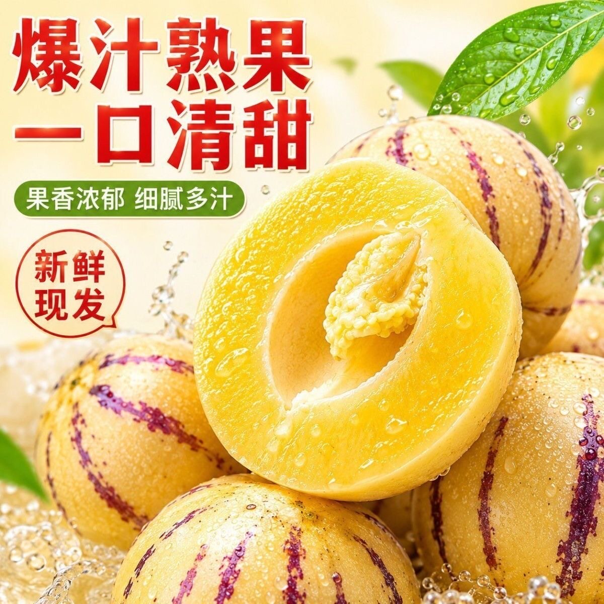 正宗云南石林人参果当季新鲜水果大果黄肉七彩人参果应季水果包邮