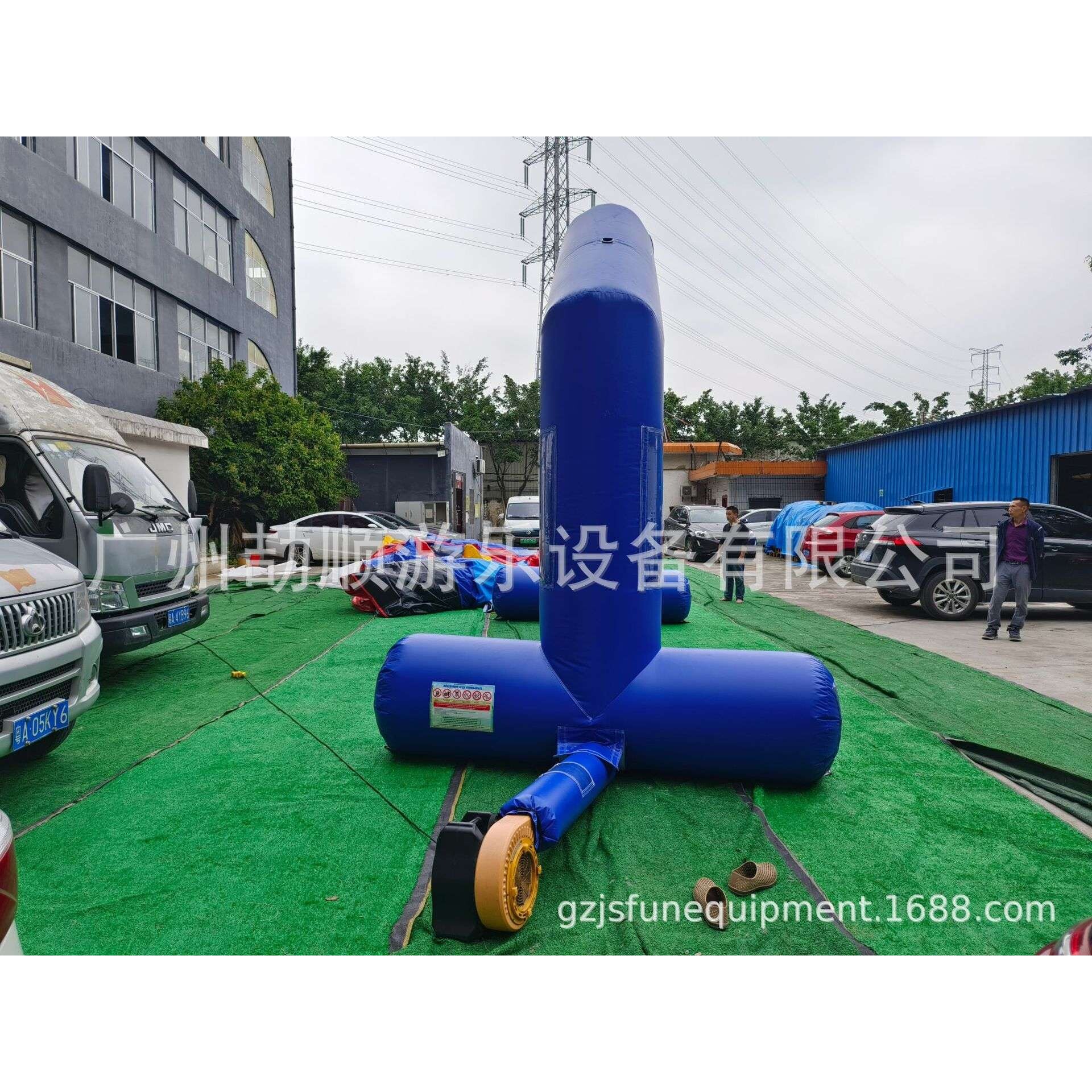 充气闭气广告蓝色拱门气模活动庆典展览模型充气式