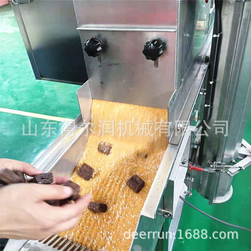休闲食品裹花生碎机器饼干上糖机巧克力上浆机涂层生产线设备