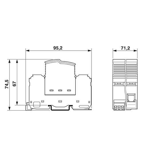 菲尼克斯2817974 F-MS 12/FM  浪涌保护器电涌防雷