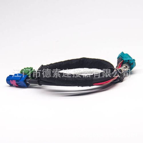 HSD4pin母转6pin公同轴线10cm