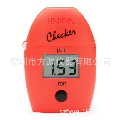 哈纳彩蛋机手持式光度铁离子比色计HI721铁测试范围0.00-5.00mg/L