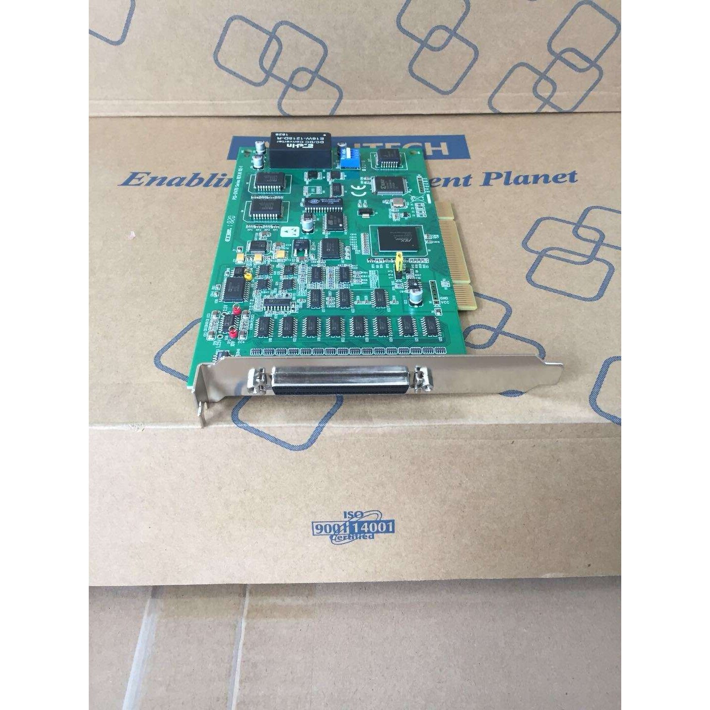 研华16位64路模拟量输入卡PCI-1747U-AE组合输入单双极电压采集卡