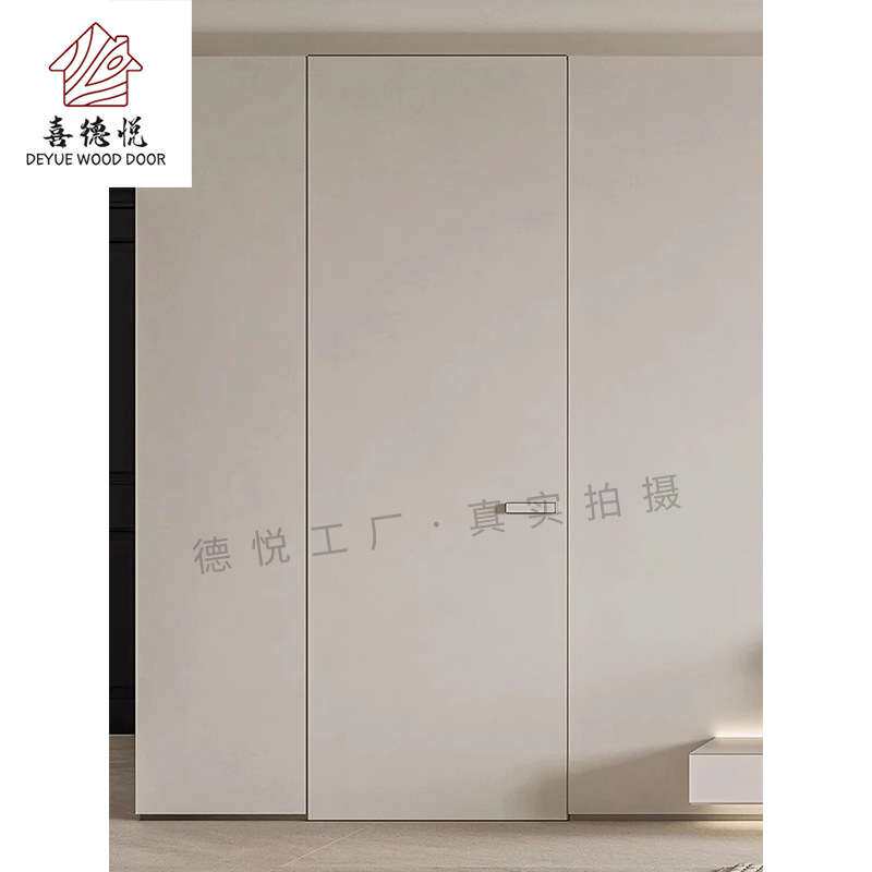 南京实木隐形门极简窄框隐形门现代轻奢免漆门一门到顶厂家直销