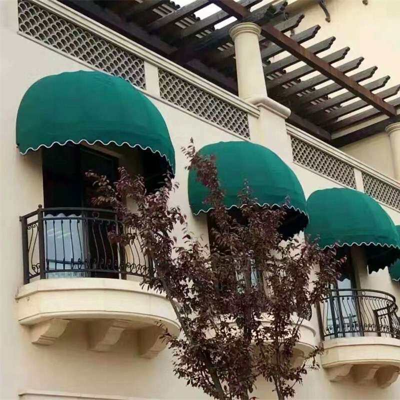 户外欧式半圆西瓜篷别墅法式雨棚弧形窗户装饰遮阳蓬梯形防雨防风