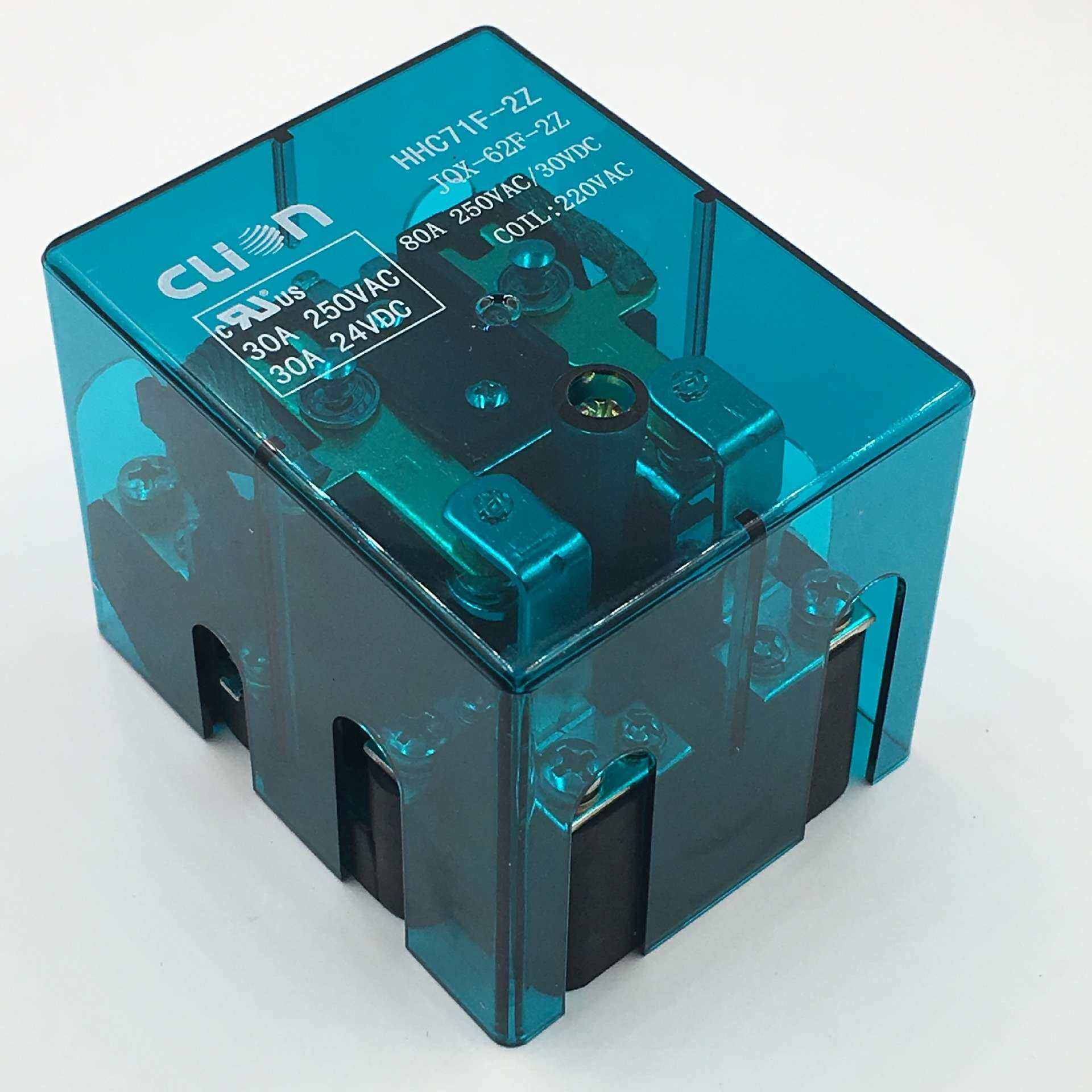 欣大 clion大功率继电器 JQX-62F/2Z AC220V 80A HHC71F-2Z DC24V