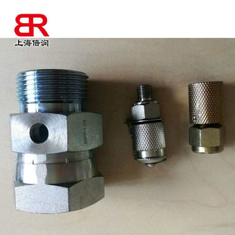 倍润管道接压力表接头非标三通加长六角侧开孔测压接头
