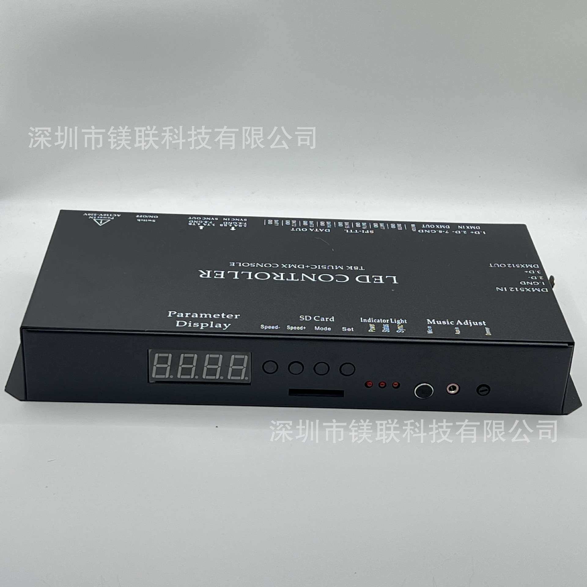 T8KLED全彩幻彩灯光舞台音乐DMX512控台控制器跑马流水广告字220V