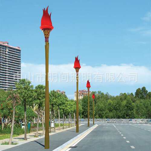 厂家供应中式创意LED庭院灯 3米单头户外景区花园别墅公园景观灯