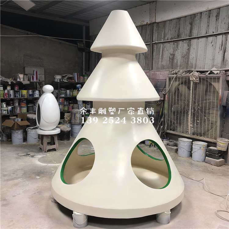 大型玻璃钢造型房子模型 树屋造型雕塑 儿童乐园创意游玩房