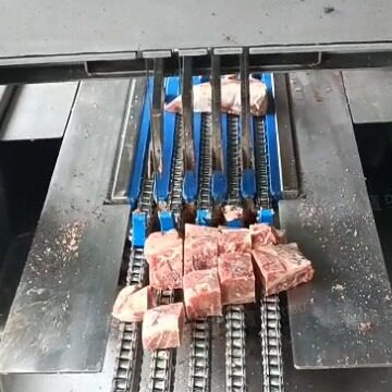 W猪脚分割切条切块机劈半机多段锯骨机分半机分条机猪蹄加工产线