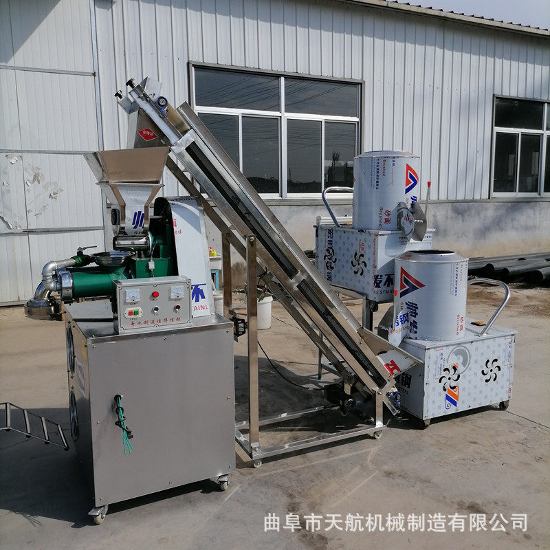 小型拌面机多功能烫面机家用冷面机米线成型机送技术