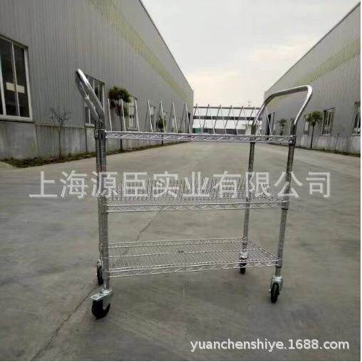电子料盘周转车 smt圆盘架 波峰网车