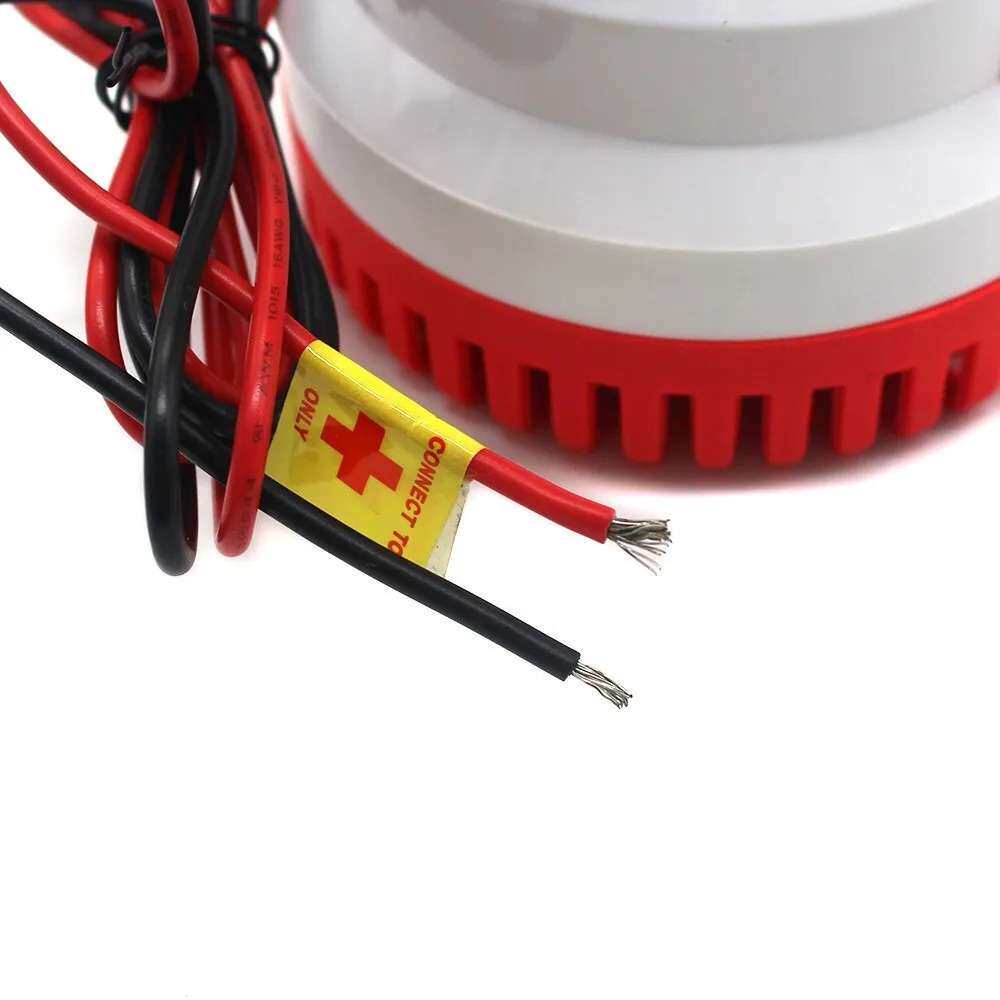 高压2000GPH船舱底泵 舱底泵24V DC皮划艇规律水电动 2000GPH 12V