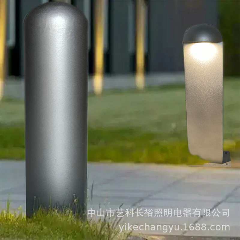 花园别墅草坪灯LED大功率压铸铝圆头草坪灯庭院灯高级低调大气风
