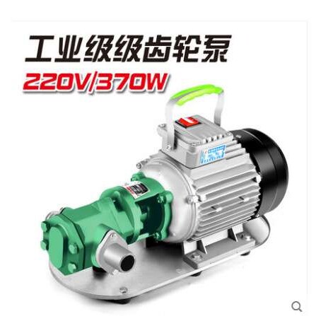 齿轮泵自吸不锈钢抽油泵高粘度机油变压器柴油食用油220V/380V电