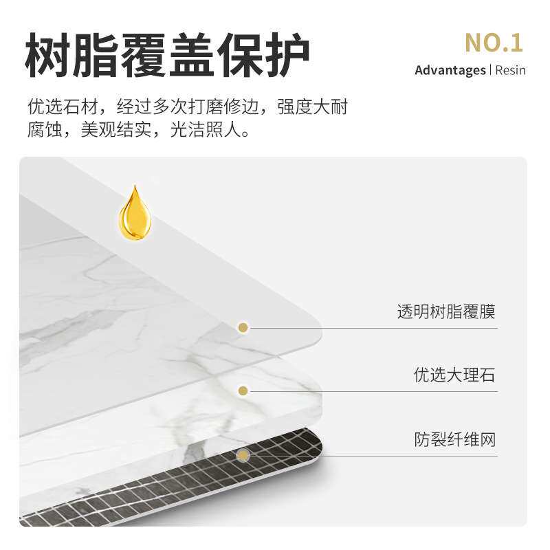 北欧大理石茶桌椅组合现代简约办公室功夫泡茶台家用客厅轻奢茶几