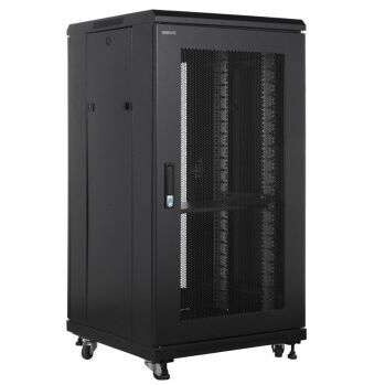 22U网络机柜 经典黑色600*600*1200mm 1.2米交换机柜服务器机柜