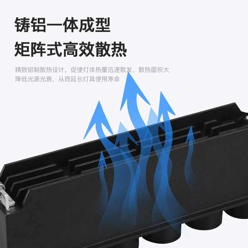 led可拉伸格栅灯嵌入式可调角度多头360旋转斗胆灯伸缩cob筒灯