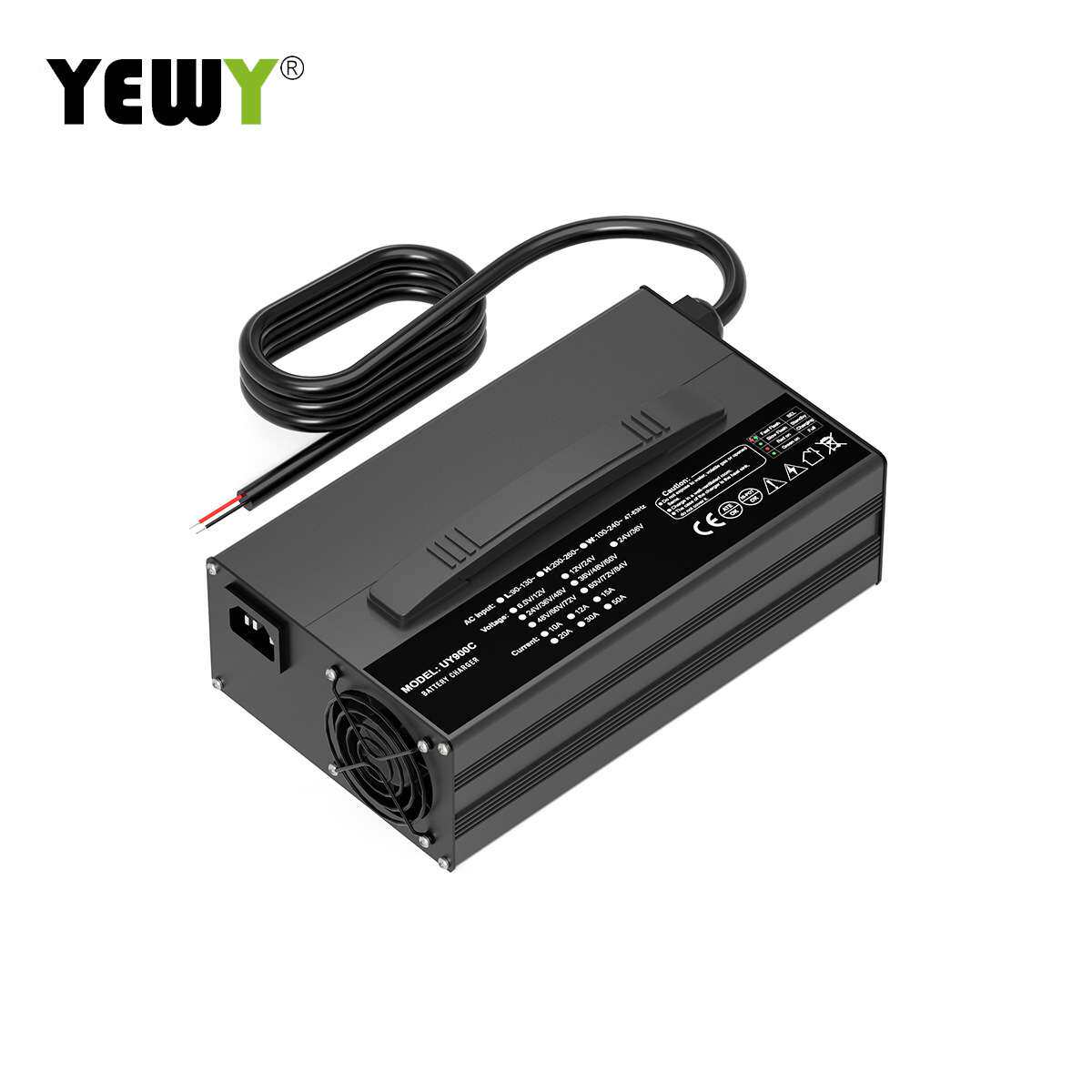 12V40A/12V50A铅酸电池充电器AGM GEL汽车电瓶充电器带显示屏