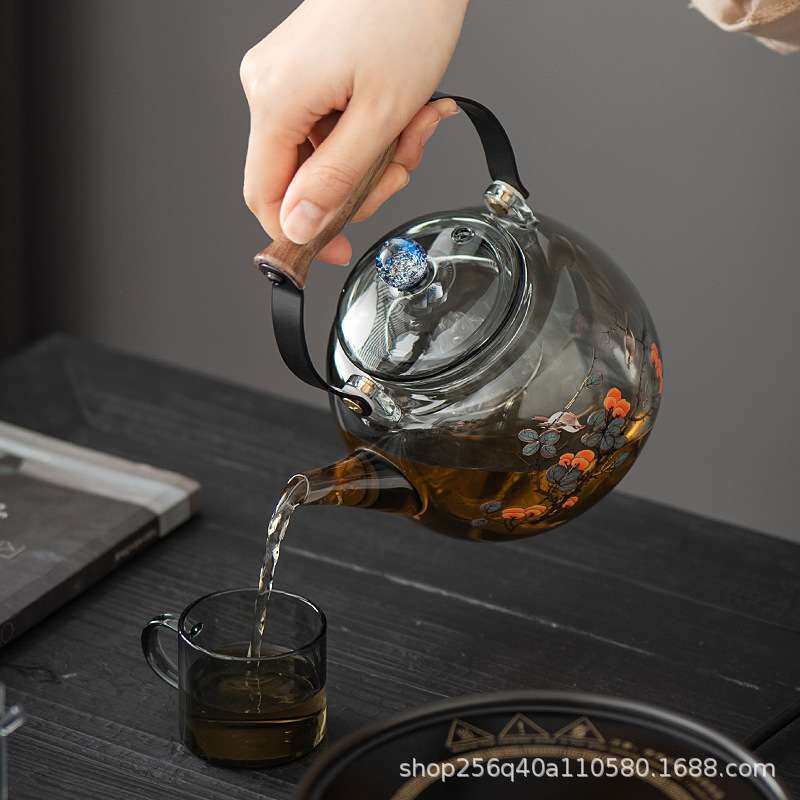 茶壶煮茶器玻璃煮茶壶茶具烧水壶家用煮茶小型电陶炉茶炉耐热玻璃
