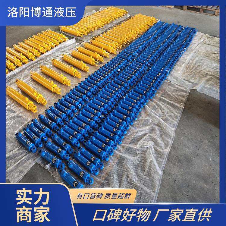 挖掘机自卸车液压缸采矿用重型双作用油缸焊接拉杆油缸