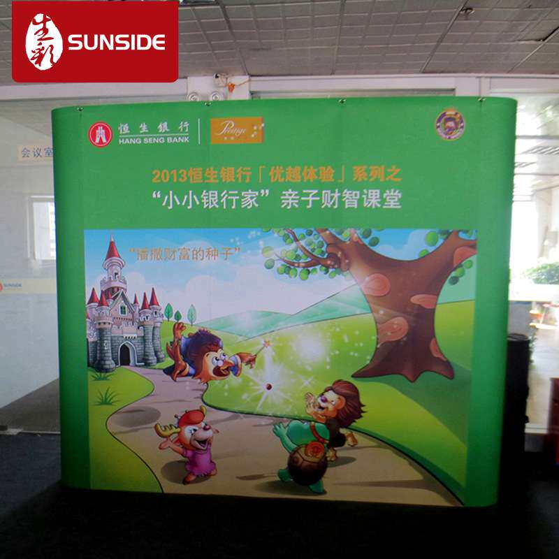 深圳厂家供应铝合金拉网展架会议展会背景展示架签到墙
