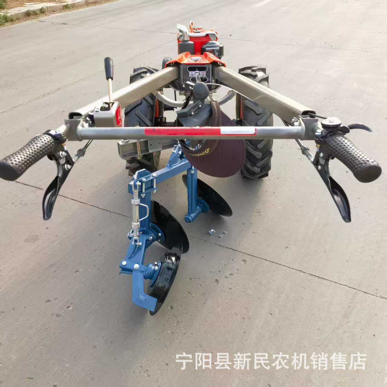 手扶拖拉机手扶车可以带圆盘犁旋耕机14马力手扶车出口机型