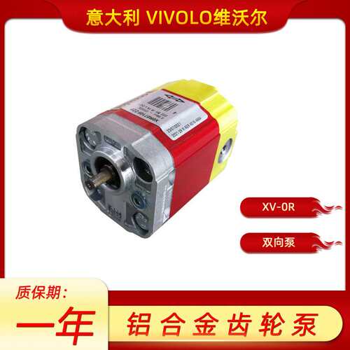 维沃尔VIVOLO双向泵意大利VIVOIL铝合金齿轮泵X0R0110FZZF液压泵