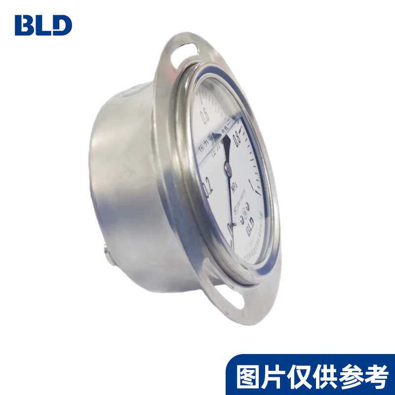全不锈钢耐震压力表YTHN-100 0～1.6MPa 1.6级 M20X1.5压力表