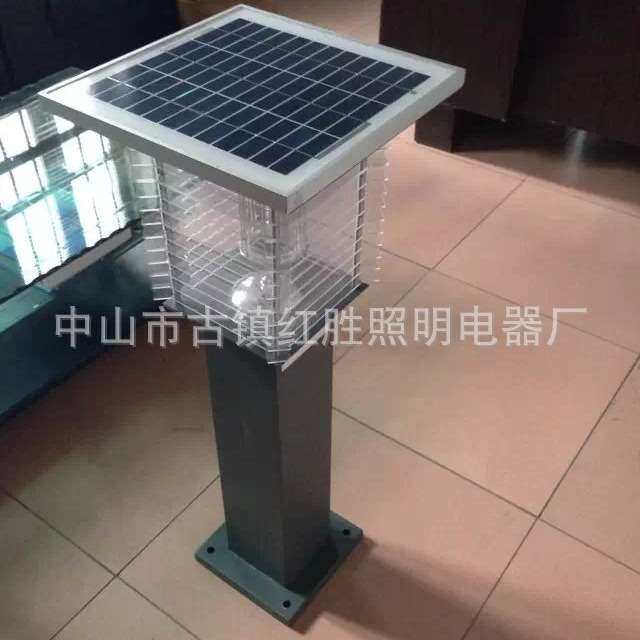 厂家供应 户外园林太阳能灭蚊灯 太阳能杀虫草坪灯尺寸