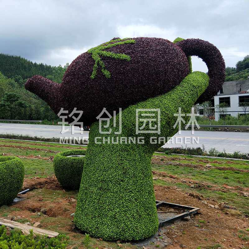 绿雕艺术雕塑 动物绿雕国庆节日绿雕户外园林景观设计厂家植物