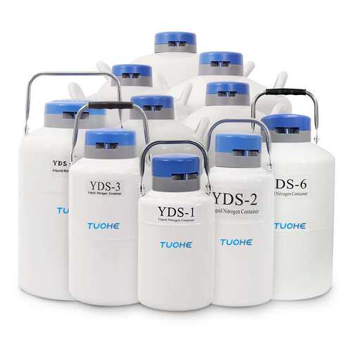 拓赫 YDS系列新款小型液氮罐 冰淇淋罐运输存储型生物容器配提桶