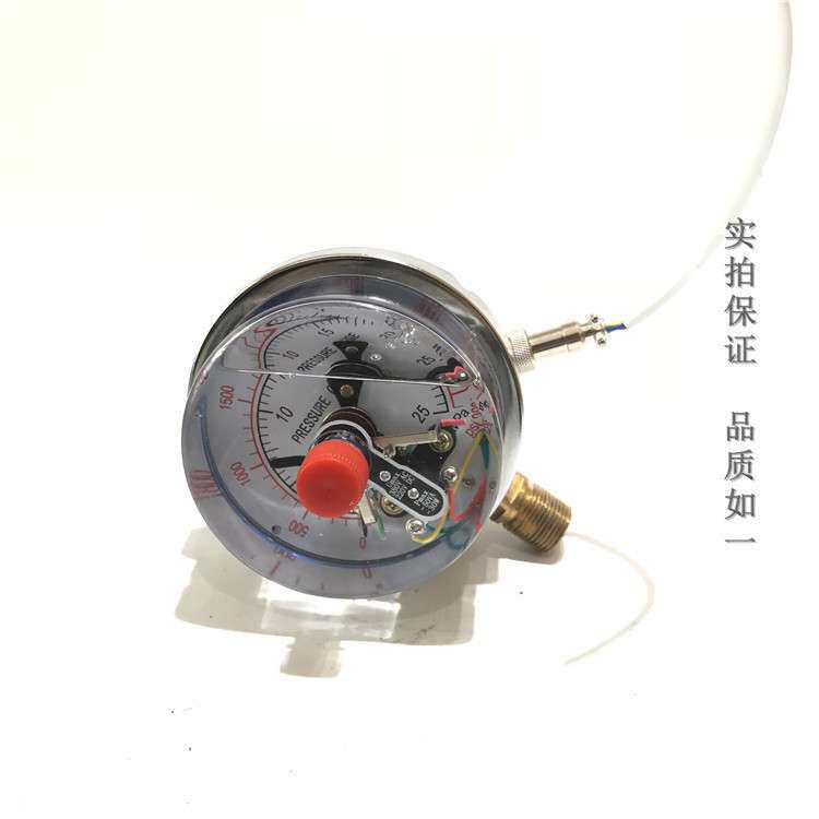 优质富阳 耐震电接点压力表 径向充油压力表 气/油压表YNXC-100