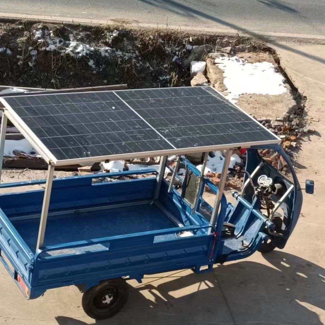 单晶太阳能450-800瓦足瓦光伏发电板充12-72伏电瓶船用三轮房餐车