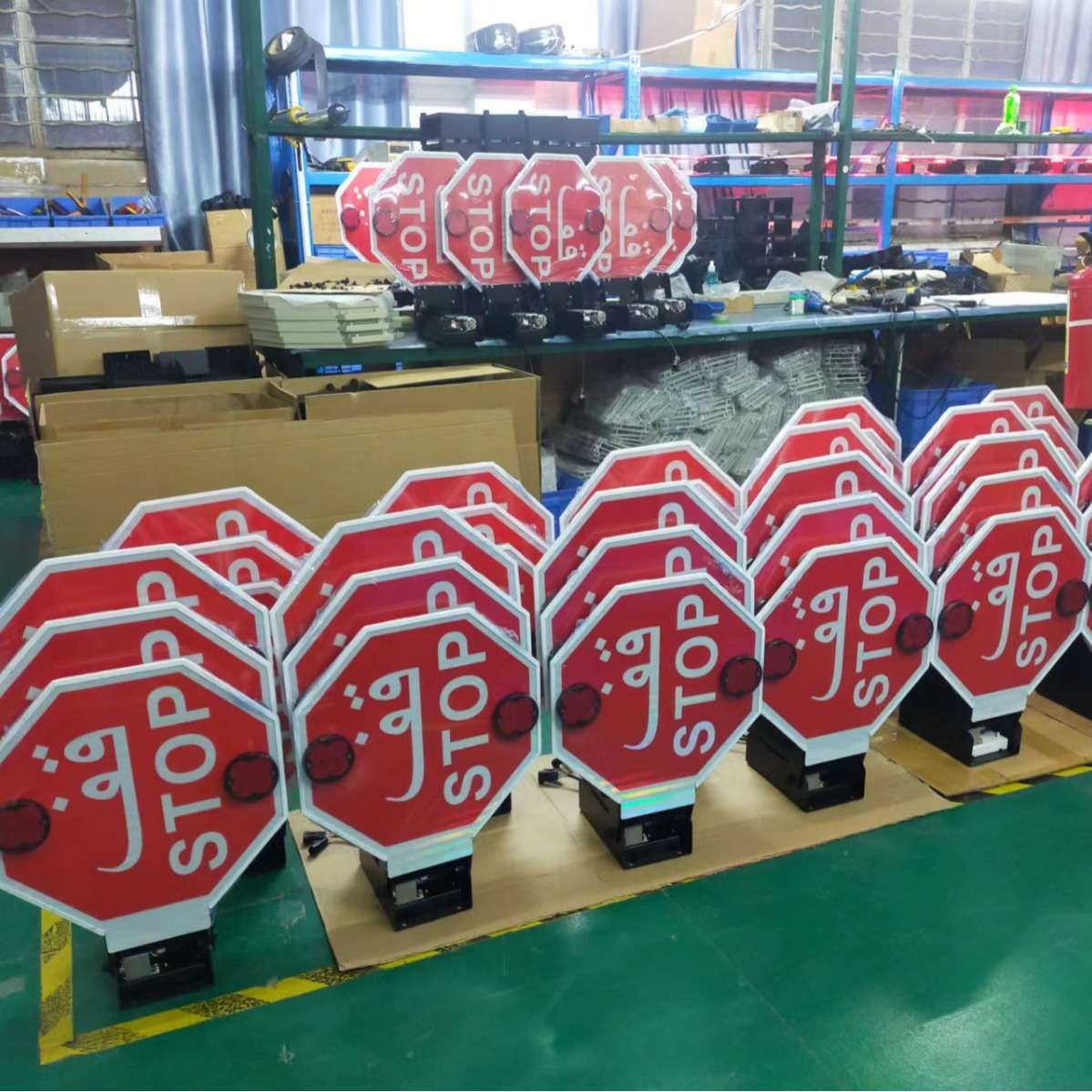 校车停车指示牌 停车信号臂 校车电动停车臂 校车档臂STOP BOARD