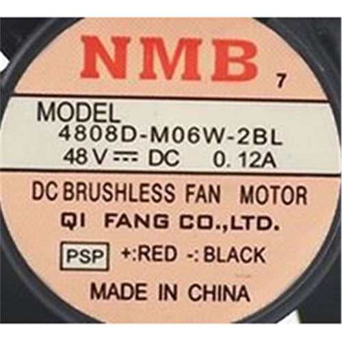 4808D-M06W-2BL DC48V 0.12A  80*80*25MM 散热风扇