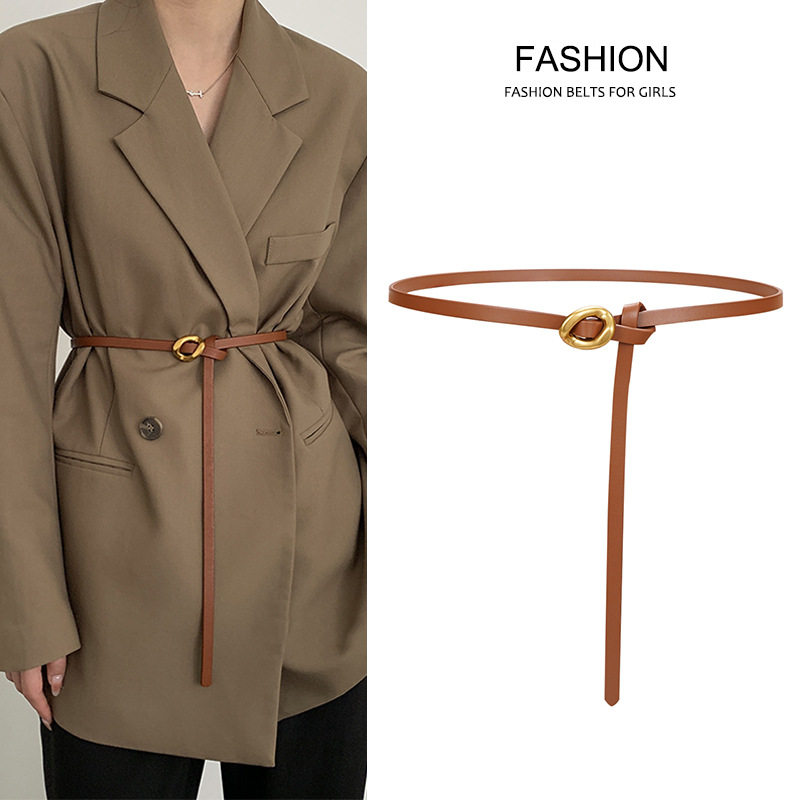 Thin Belt For Women, Decorative Waistband, Versatile Retro L