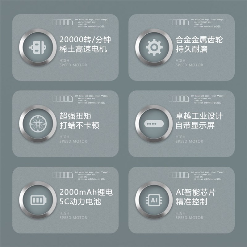 汽车抛光机无线打蜡机车载小型打磨机电动工具车用家用数显打磨