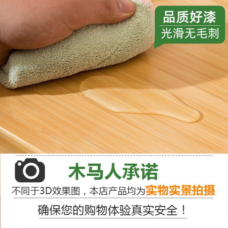 加粗竹木衣帽架落地衣架家用挂衣架落地架卧室立式简约收纳置物架