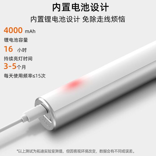 智能酷毙灯高亮LED长续航免布线可调节照射角度柜子类运动感应灯