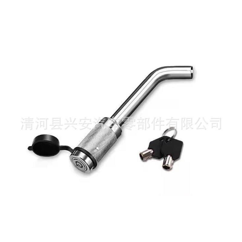 不锈钢拖车锁插销锁房车拖车钩锁越野车皮卡车连接锁外贸