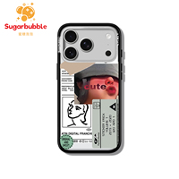【Suggarbubble】蜜糖泡泡嘟嘴女孩手机壳Magsafe贝贝壳适用于苹果iPhone 17promax/17pro/16/15创意个性情侣